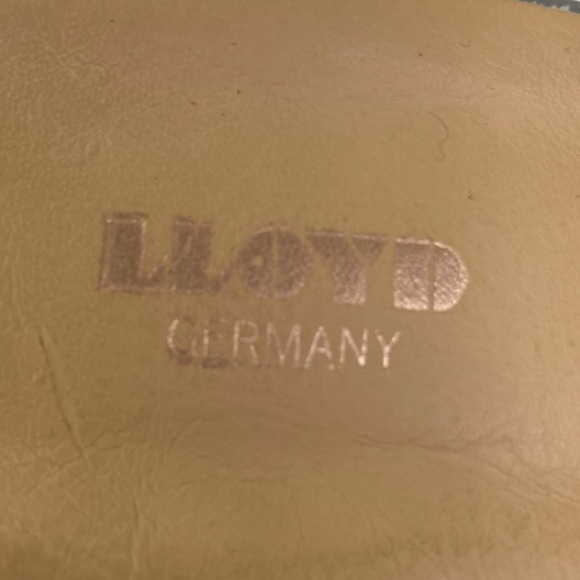 Lloyd Germany Women’s Brown Leather Chunky Heels With Ankle Strap - Picture 7 of 8